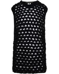 Comme des Garçons - Crochet-Knit Sleeveless Vest - Lyst