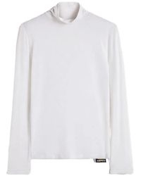 Aspesi - High-Neck Long-Sleeve T-Shirt - Lyst