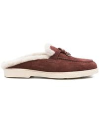 Doucal's - Mules Mit Pelzbesatz - Lyst
