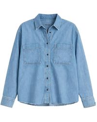 ASKK NY - Oversized Denim Shirt - Lyst
