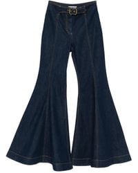 Zimmermann - Luna Jeans Met Riemdetail - Lyst