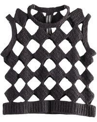 Rick Owens - Sarutanya Cut-Out Top - Lyst