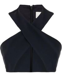 The Seafarer - Top Met Gekruiste Hals En Rits - Lyst