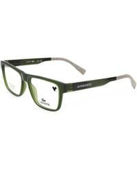 Lacoste - Rectangle-Frame Glasses - Lyst