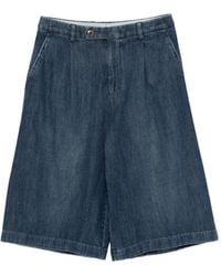 Berwich - Linda Denim Shorts - Lyst