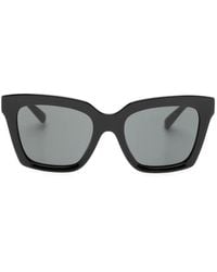 Dolce & Gabbana - Logo-Plaque Square-Frame Sunglasses - Lyst