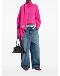 The Attico - Scarf-Detail Sweater - Lyst