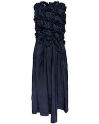 Comme des Garçons - Crinkled Sculpted-Bust Midi Dress - Lyst