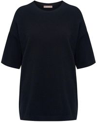 12 STOREEZ - Drop-shoulder Fine-knit T-shirt - Lyst