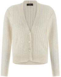Peserico - Trikot-Cardigan mit Pailletten - Lyst