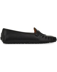Ferragamo - Gancini Detail Driver Loafers - Lyst