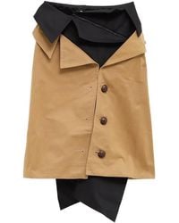 August Barron - Layered Midi Skirt - Lyst
