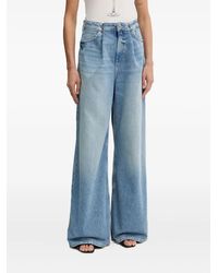 Guess - Jean Ample À Design Plissé - Lyst