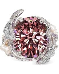 Anabela Chan - 18K And Rhodium Vermeil Swallowtail Multi-Stone Ring - Lyst
