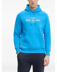 Peak Performance - Sudadera con capucha y logo bordado - Lyst