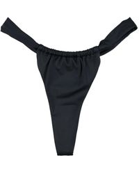 Let's Swim - Ruched Bikini Bottoms - Lyst