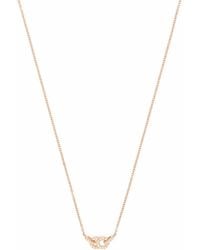 COURBET - 18Kt Recycled Rose Celeste Laboratory-Grown Diamond Small Pendant Necklace - Lyst