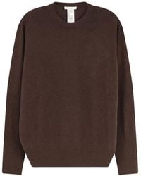 The Row - Odelle Crew-Neck Ribbed-Trim Sweater - Lyst
