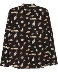 Undercover - Overhemd Met Grafische Print - Lyst