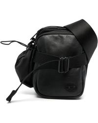 DIESEL - Logo-Patch Detail Shoulder Bag - Lyst