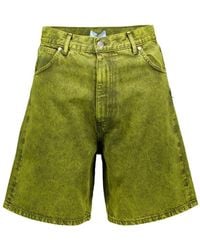 3.PARADIS - Pantalones Vaqueros Cortos Con Bordado De Paloma - Lyst