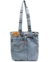 Moschino Jeans - Denim Tote Bag - Lyst