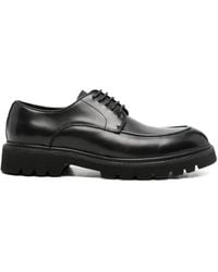 SERGIO MORETTI FIRENZE - Round-Toe Lace-Up Derby Shoes - Lyst