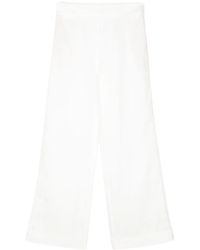 Ermanno Scervino - Embroidered Straight-Leg Trousers - Lyst