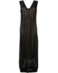 Brunello Cucinelli - Open-Knit Maxi Dress - Lyst