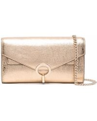 Sandro - Bolso de mano con efecto metalizado - Lyst