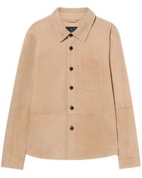 Brooks Brothers - Suede Shirt Jacket - Lyst