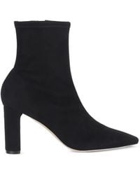 Arteana - Marcella Suede Pointed-Toe Ankle Boots - Lyst