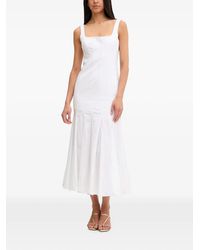 Bardot - Lolita Pleated Panelled Midi Dress - Lyst