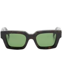 Off-White c/o Virgil Abloh - Virgil Sonnenbrille Mit Eckigem Gestell - Lyst