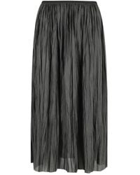 Roberto Collina - Crinkled Midi Skirt - Lyst