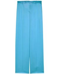 Stella McCartney - Pleat-Detail Tailored Trousers - Lyst