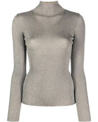 Twinset - Jersey con hilos metalizados - Lyst