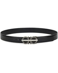 Ferragamo - Gancini Reversible Belt - Lyst