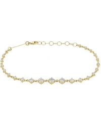 Zoe Chicco - Embellished Diamond Graduated Tennis Bracelet - Lyst