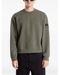 KARL LAGERFELD - Long-Sleeve Logo-Patch Sweatshirt - Lyst