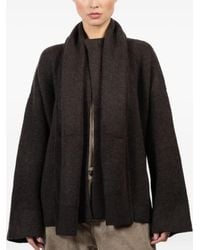 LeKasha - Cárdigan de cachemira con detalle de bufanda - Lyst