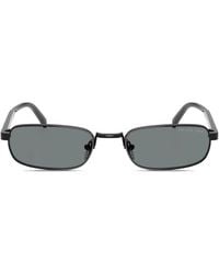 Prada - Lunettes De Soleil À Monture Rectangulaire - Lyst