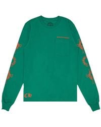 Chrome Hearts - Logo-Embroidered Long-Sleeve T-Shirt - Lyst