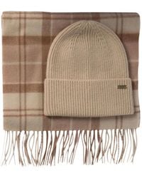 Barbour - Checked-Pattern Scarf Set (Set Of Two) - Lyst