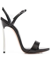Casadei - Open-Toe Heeled Sandals - Lyst