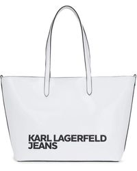 Karl Lagerfeld - Essential Logo-print Tote Bag - Lyst