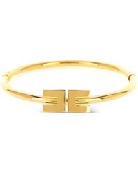 Elisabetta Franchi - Logo Appliqué Tubular Necklace - Lyst