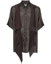 Magliano - Pareon Draped-panel Shirt - Lyst