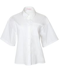 Carolina Herrera - Short-sleeve Cotton Shirt - Lyst