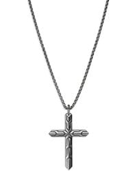 John Hardy - Icon 50 Cross-Pendant Necklace - Lyst